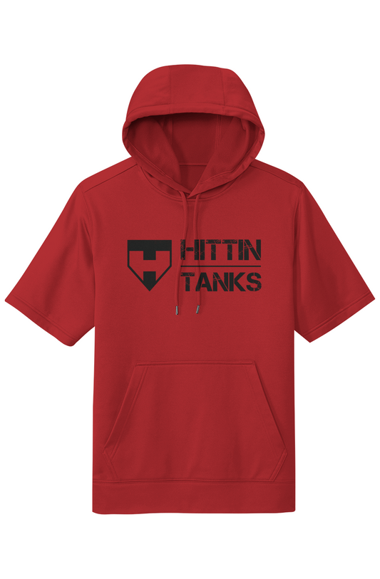 Hittin Tanks Sport Wick Short Sleeve Hoodie