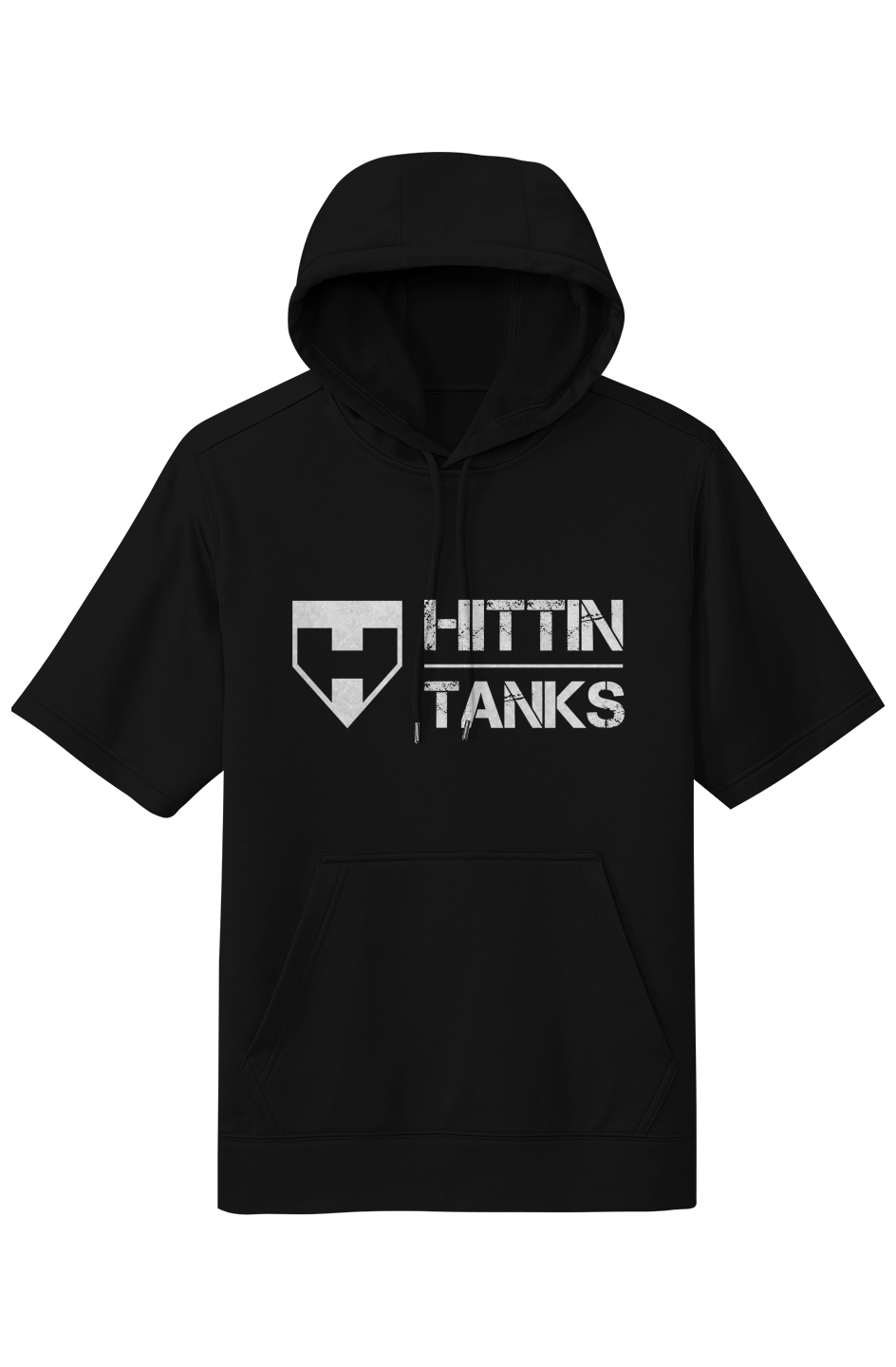 Hittin Tanks Sport Wick Short Sleeve Hoodie