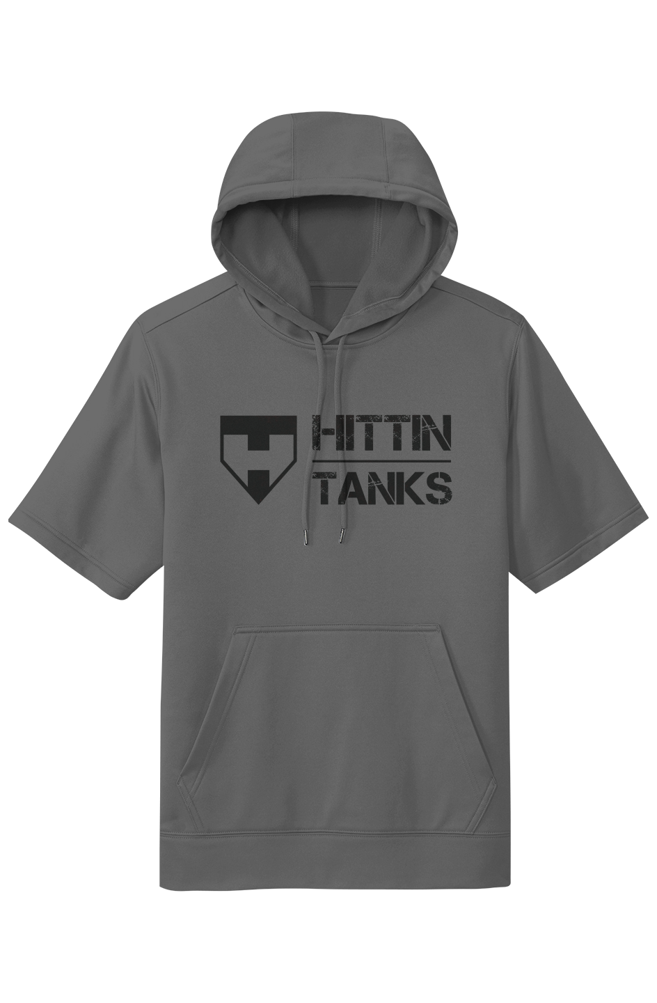 Hittin Tanks Sport Wick Short Sleeve Hoodie